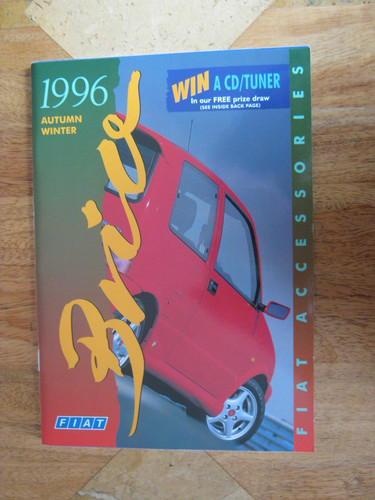 Fiat accessories brochure - accessories, brochure.