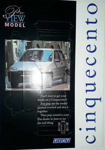 Fiat cinquecento pre view - pre,