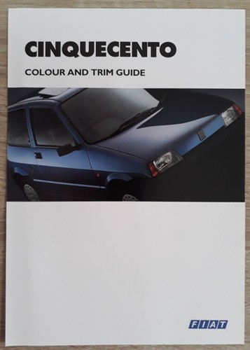 Fiat cinquecento colour - colour, &